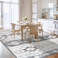 thumbnail image 2 of Wellber Soft Boho Rug Modern Area Rugs Indoor Carpet for Living Room Bedroom Home Decor,6'x9',Light Grey, 2 of 7