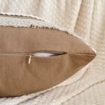 thumbnail image 3 of Unique Bargains 2 Pcs Boho Modern Textured Pillow Cover Tan 18" x 18", 3 of 6