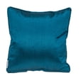 thumbnail image 3 of Nassau Collection 18" Blue and White Floral Embroidered Cotton Square Throw Pillow, 3 of 7
