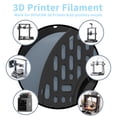 thumbnail image 6 of PLA Matte Filament Combo - Smooth & Subtle Finish for 3D Printing,Pudding Yellow&Rose Quartz, 6 of 8