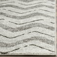 thumbnail image 3 of SAFAVIEH Adirondack Stojan Chevron Area Rug, Silver/Charcoal, 6' x 6' Square, 3 of 6
