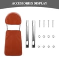 thumbnail image 3 of Raindrops Cycle Seat Comfortable Backrest Support Pu Foam Metal Load Capacity 1Pack, 3 of 7