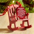 thumbnail image 3 of 3x Christmas Rocking Chair Ornament with Meaningful Tag Sign Home Party Gift Fernando Monumento mecedor, 3 of 7