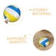 thumbnail image 5 of KAKOWELY 12 globos de aluminio de voleibol de 18 pulgadas, decoraciones para fiestas temáticas deportivas de voleibol, fiestas de cumpleaños, globos de aluminio para fotos y celebraciones., 5 of 5