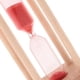 thumbnail image 2 of Hermoso reloj de arena de 5 minutos, temporizador de cepillo de dientes de vidrio, temporizador de té, temporizador de huevos para rojo, 2 of 9