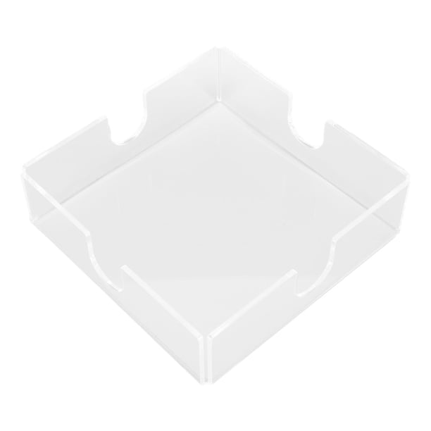 Dispensador De Pañuelos Transparente, Servilletero Acrílico Que Evita Resbalones, Aberturas En Forma De U Cuadradas Para Restaurante Y Cocina