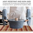 thumbnail image 4 of Red Brown Tartan Placemats Set of 4 Rustic Farmhouse Beige Plaid Washable Woven Burlap Cloth Fabric Placemat for Square/Rectangle/Round/Oval Dining Table, Easy Clean Place Mats for Toddlers, Kids, 4 of 6