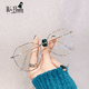 thumbnail image 2 of We Flower classic - lentes redondos con marco dorado, color dorado Gao Jiahui  unisex, 2 of 2