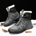 thumbnail image 2 of Mens Winter Hiking Snow Boots Casual Lightweight HikingBootsMountaineering Boots, 2 of 5