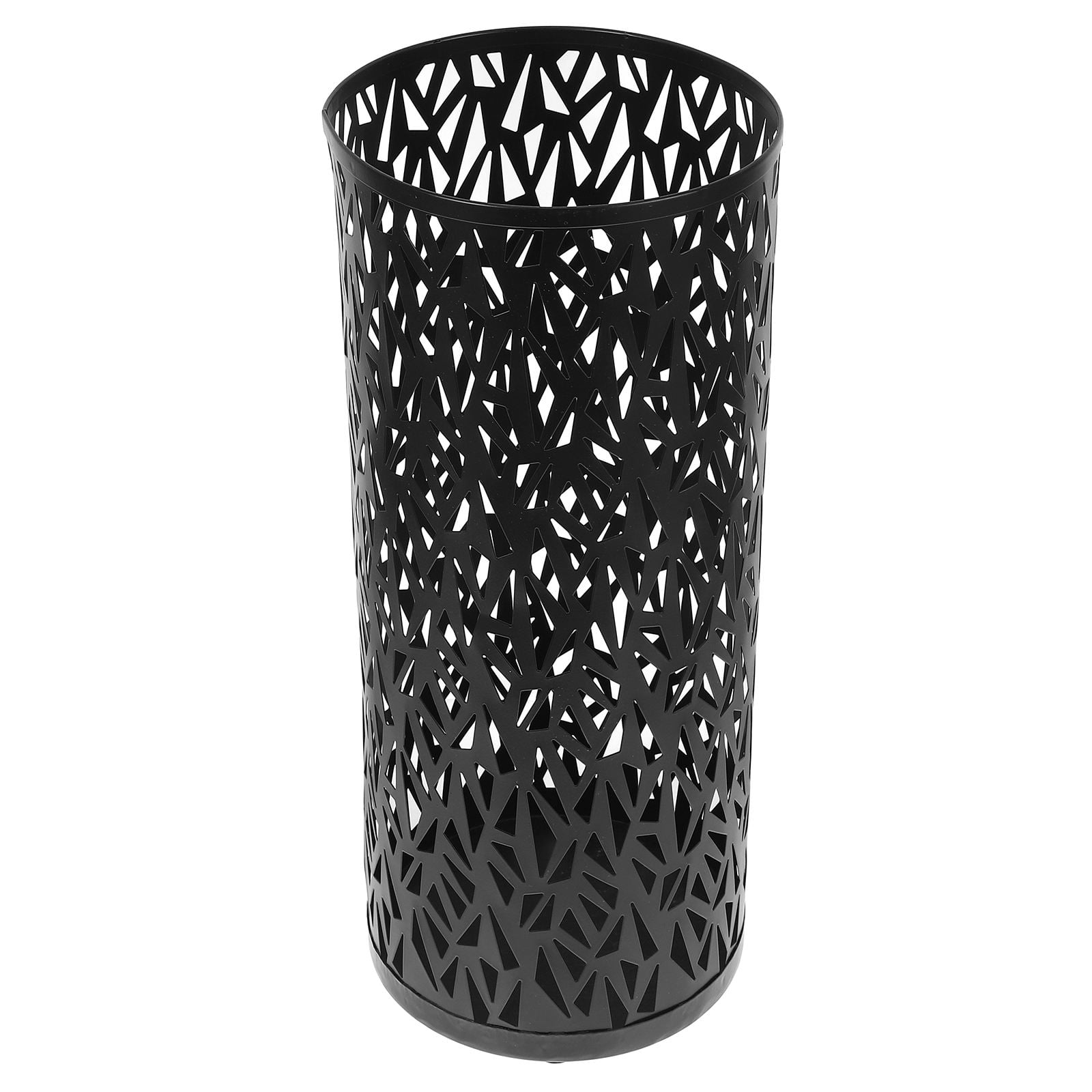 LABSERRON 1Pack Iron Umbrella Holder Stand Rustic Metal Hollow Round Shape For Indoor Use