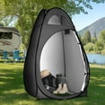 thumbnail image 6 of Ktaxon Camping Shower Tent, Portable Pop Up Changing Tent, Waterproof Dressing Room Privacy Tent for Camping Beach, Black, 6 of 8