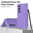 thumbnail image 7 of Feishell for Samsung Galaxy Z Fold 6 Case with S Pen &  Pen Holder,Shockproof Hinge Protection Built-in Screen Protector Full Body Protective Anti-slip Matte Slim Phone Cover,Purple, 7 of 7
