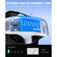 thumbnail image 3 of EUROA VR Head Strap with 10000mAh Upgrade Battery, Adjustable Elite Head Strap for Oculus Meta Quest 3S / 3 / 2, 3 of 11