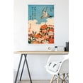 thumbnail image 5 of Cuckoo and Azalea by Katsushika Hokusai Wall Poster with Magnetic Frame, 22.375" x 34", 5 of 6