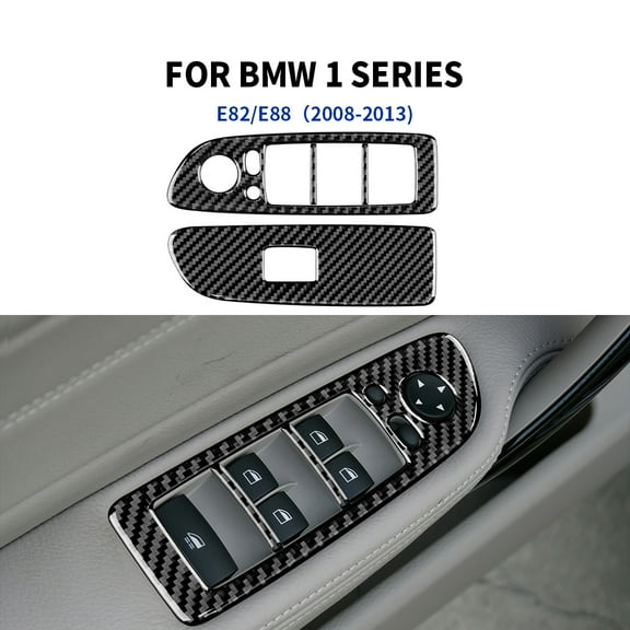 Real Soft Carbon Fiber Sticker For BMW 1 Series E81 E82 E87 E88 2008 2009 2010 2011 2012 2013 Car Automatic Interior Accessories.