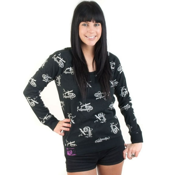 Fox - Champion Black Juniors Pullover Sweater