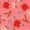 Colorful Flower-Orange Red, variant on INSPIRE CHIC Women's Floral Printed Blended Cotton Scarves, 21.7x21.7" Small Square Flowers Headscarf Neckerchief Blue Flower Green Leaf