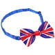 thumbnail image 3 of Pajarita novedosa para hombre, traje de moda con bandera del Reino Unido, pajarita grande, lazo patriótico, corbata para mujer (Reino Unido), 3 of 4