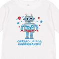 thumbnail image 4 of Inktastic Robot Geared Up Kindergarten Boys or Girls Long Sleeve Toddler T-Shirt, 4 of 5