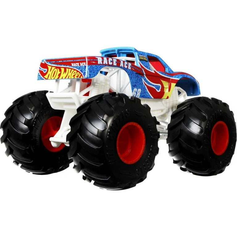 Hot Wheels Monster Trucks 1:24 Scale Vehicles, Collectible Die-Cast Toy  Trucks