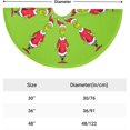 thumbnail image 2 of Cartoon Christmas Tree Skirt 36 Inch Christmas Tree Mat Christmas Decorations Cute Funny Cartoon Pattern for New Year Holiday Fun Party Home Ornaments, 2 of 8
