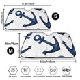 thumbnail image 3 of Fotbe Navy Blue Anchor Car Windshield Sunshade | Sun Visor Protector Front Window Shade, Keeps Out UV Rays, Keeps Your Vehicle Cool-Medium, 3 of 7