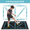thumbnail image 2 of Colchoneta de entrenamiento de fútbol ENERACES 120 x 79 cm con calcetines antideslizantes, 2 of 8