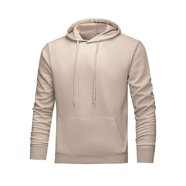 Ceisia Men's Winter Gift Casual Solid Color Round Neck Long Sleeve Shirt - Comfortable Daily Outdoor Wear