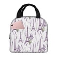 thumbnail image 1 of Easygdp Lavender Flowers Bolsa Térmica Premium - Tela Oxford Impermeable, Gran Capacidad, Bolsillo Frontal, Unisex para Trabajo, Escuela, Actividades al Aire Libre y Picnics, 1 of 8