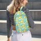 thumbnail image 5 of Disketp Yellow Lemon Mochila de Lona Estampada, Mochila Escolar de Viaje Ligera para Estudiantes y Portátil-Medium, 5 of 5