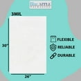 thumbnail image 5 of 3Mil Clear Flat Open Top Poly Bags LDPE Packaging - 26"X30" & (250 Bags), 5 of 7