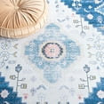 thumbnail image 6 of SAFAVIEH Arizona Roderick Oriental Machine Washable Area Rug, Navy/Ivory, 9' x 12', 6 of 7