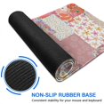 thumbnail image 6 of Long Mouse Pads for Desk,Pioneer Flower Floral Print Pattern Desk Mats on Top Of Desks, Desk Mouse Pad Extra Large with 3mm Non-Slip Base and Stitched Edge for Gaming,Office,Work,Home 31.5"x15.7", 6 of 6