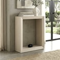 thumbnail image 3 of Evelyn&Zoe Modern Farmhouse 22" Wide Alder White Console Table, 3 of 7
