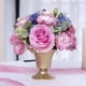 thumbnail image 5 of Jarrón de copa de hierro europeo Macarena Decoración para el hogar sala de estar arreglo floral figuritas artesanales Adornos de Maceta de Metal para Hote oro florero decorativo, 5 of 8