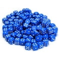 thumbnail image 3 of WE Games Opaque Blue Dice - Set of 6 - Rounded Corners, 3 of 3