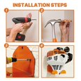 thumbnail image 5 of Estante de almacenamiento para garaje Yuxing Trim Rack Naranja, 5 of 5