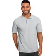 thumbnail image 1 of Hanes Men`s X-Temp Fresh IQ Pique Polo, 4XL, Light Steel, 1 of 2