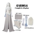 thumbnail image 3 of Disfraz de novia con mascarada de cadáver, disfraz de Emily, peluca, fantasma zombi, fiesta de Halloween, disfraces góticos aterradores para mujer, 3 of 5