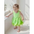 thumbnail image 4 of BemeyourBBs Toddler Girl Dress Mesh Butterfly Wing Zipper Sleeveless A Line Dress, 4 of 9