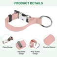 thumbnail image 2 of 1-Pack Add A Bag Luggage Strap, Adjustable Suitcase Belt, Carry Strap with Ring Buckle [Pink], 2 of 7