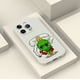 thumbnail image 4 of Mejore la protección de su iPhone con esta divertida funda plateada mate de doble capa con dibujos animados para teléfono, 4 of 4