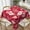 Valentines, variant on Valentines Tablecloth Round 60 Inch Red Heart Table Cloth Waterproof Table Cloths Wrinkle Resistant Polyester Table Cover for Home/Kitchen/Dining Room/Party/Picnic