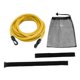 thumbnail image 5 of Juego de entrenamiento con banda de resistencia para natación con correa para la cintura y bolsa de almacenamiento para piscina en casa. Amarillo 4M, 5 of 8