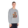 thumbnail image 4 of Dia de los Muertos Skeleton Enjoying Pizza - Unisex Sweatshirt, 4 of 4