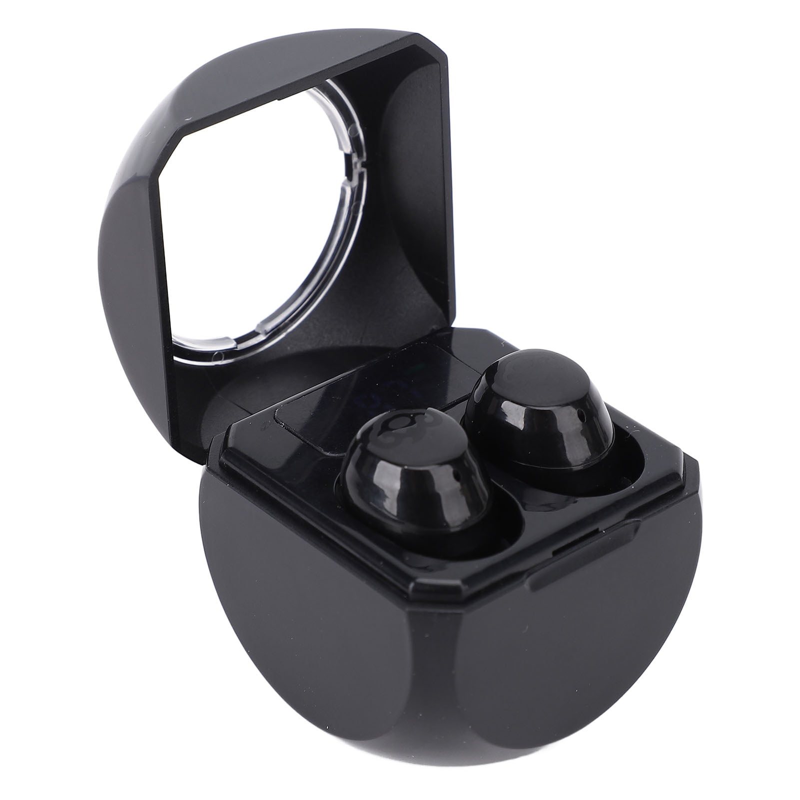 With Black Earbuds Long Playtime Rechargeable  Earphones with Charging Case Eartips for Business Sleeping