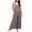 Khaki, variant on Joau Women's Maternity Bib Overalls Cotton Linen One Piece Jumpsuits Sleeveless Casual Loose Comfy Wide Leg Pants Romper Pregnant Clothes with Pockets
