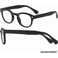 thumbnail image 2 of GRINDERPUNCH Classic Reading Glasses for Women and Men Stylish Lightweight Readers Round Readers for Women and Men - Black, 5.00, 2 of 4