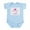 Sky Blue, variant on CafePress - Princess Layla Infant Bodysuit - Baby Light Bodysuit, Size Newborn - 24 Months