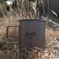 thumbnail image 4 of Kuvik 450ml (15.2 oz) Titanium Cup with Lid - Ultralight and Compact Pot for Backpacking, Camping, and Survival, 4 of 6